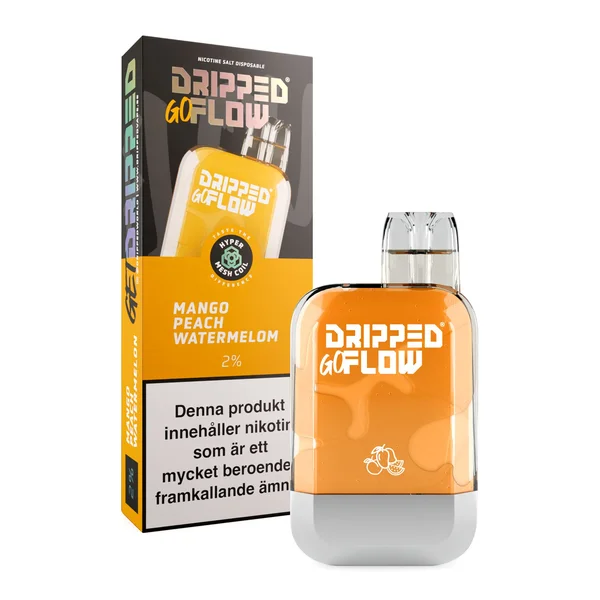 Dripped GoFlow Engångs Vape Mango Peach Watermelon
