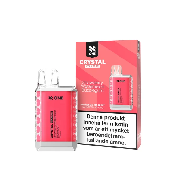 N One Crystal Cube Mesh Strawberry Watermelon Bubblegum
