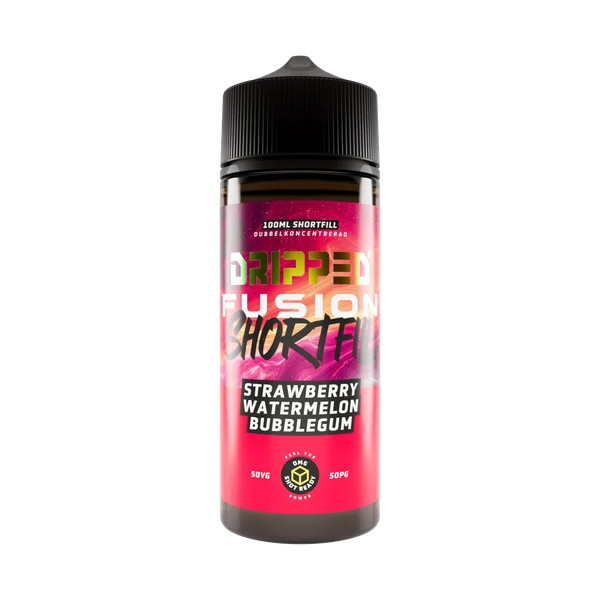 Dripped Fusion Shortfill Strawberry Watermelon Bubblegum | 120ML Shortfill