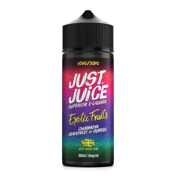 Just Juice Exotic Fruits Cherimoya Grapefruit & Berries | 100ML Shortfill