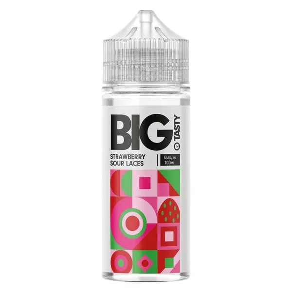 Big Tasty Strawberry Sour Laces | 100ML Shortfill
