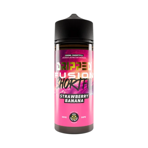 Dripped Fusion Shortfill Strawberry Banana | 120ML Shortfill
