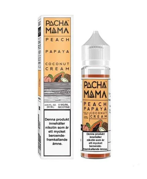 Pacha Mama Peach Papaya Coconut Cream | 50ml shortfill