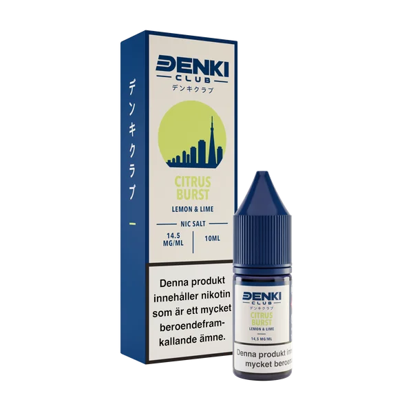 Denki Club Citrus Burst (Lemon & Lime) | 14.5MG-10ML
