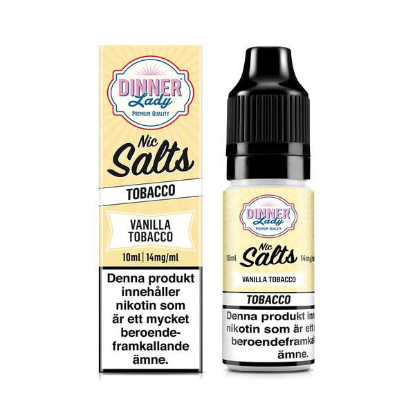 Dinner Lady Salts Vanilla Tobacco - 14MG-10ML