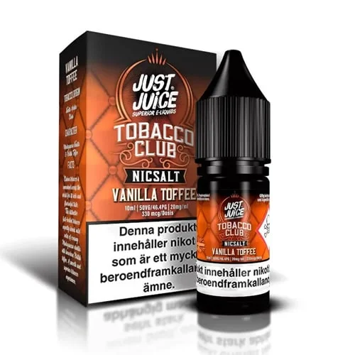 Just Juice Nic Salt Vanilla Toffee Tobacco | 14MG-10ML
