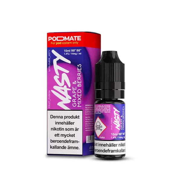Nasty Podmate Salt Grape & Mixed Berries | 14MG-10ML