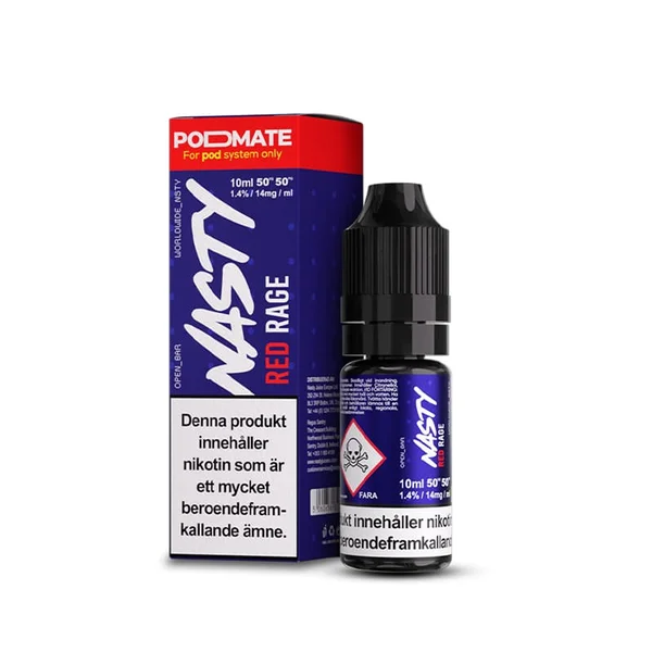 Nasty Podmate Salt Red Rage | 14MG-10ML