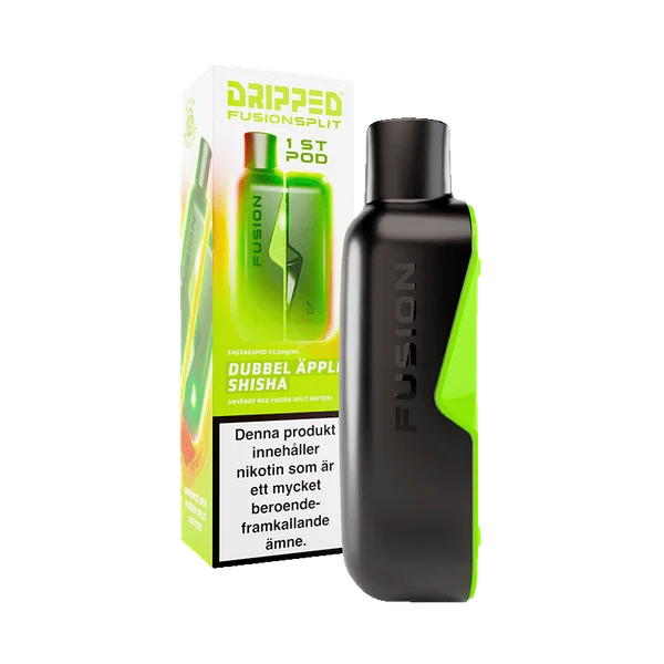 Dripped Fusion Split Pod Dubbel Äpple Shisha