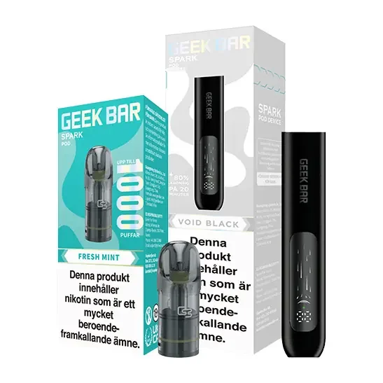 GEEK BAR Spark Start Kit Device + Fresh Mint 20mg