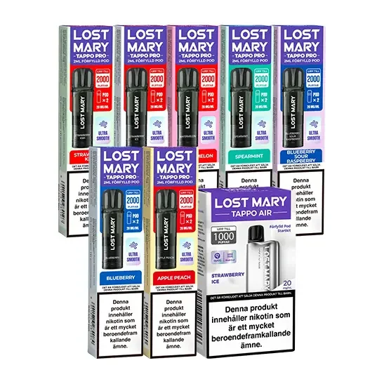 Lost Mary TAPPO Podtotalen Mix 8 pack