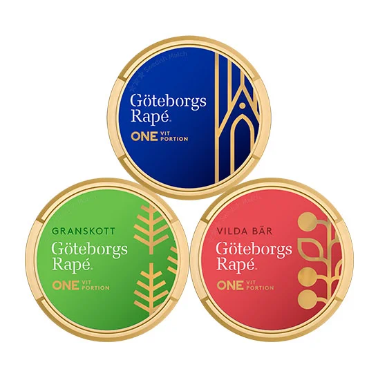 Göteborgs Rapé ONE Mix 3 pack