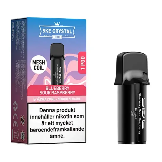 SKE Crystal Pro POD Blueberry Sour Raspberry 20mg