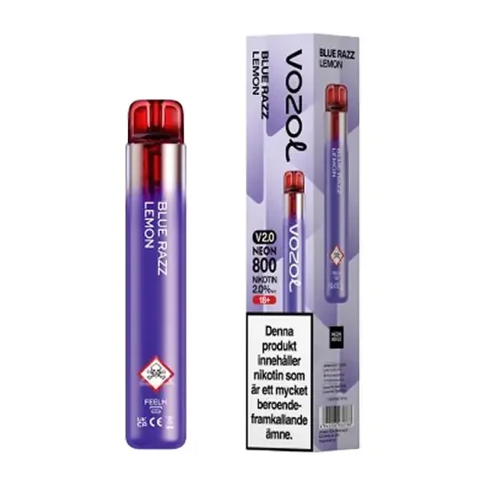 Vozol Neon 800 2.0 Blue Razz Lemonade