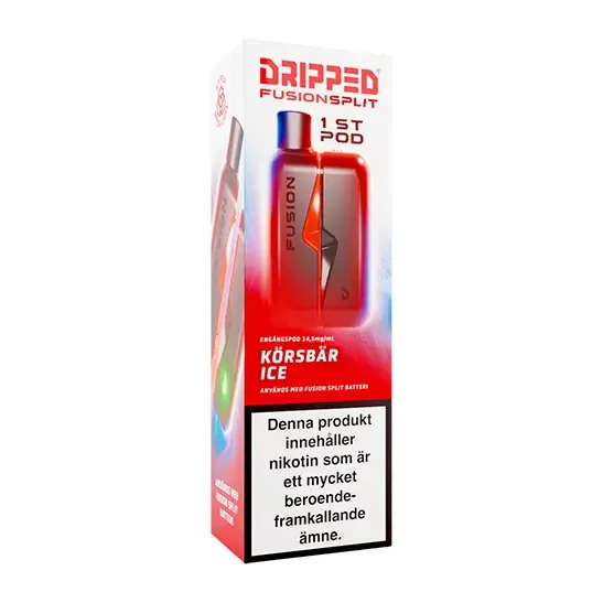 Dripped Fusion Split Pod Körsbär Ice 14.5mg