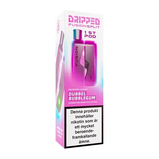 Dripped Fusion Split Pod Dubbel Bubblegum 14.5mg