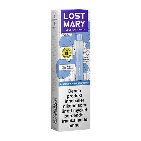 Lost Mary 1000 Blueberry Sour Raspberry 20mg