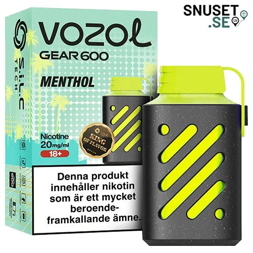Vozol Gear 600 Menthol 20 mg