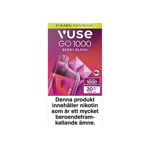 Vuse GO Box 1000 Berry Blend 20mg