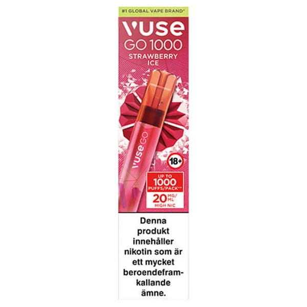 Vuse GO 1000 Strawberry Ice 20mg