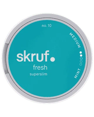 skruf. Skruf Fresh No. 10 Mint Superslim Medium