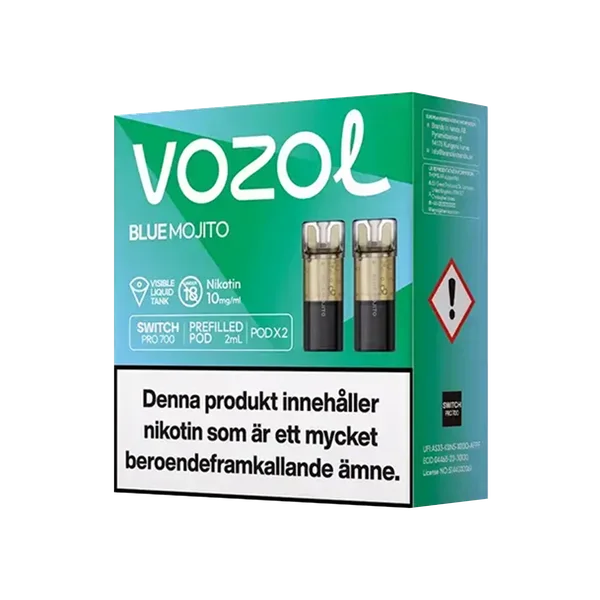 Vozol Blue Mojito 10mg Pod 2-pack
