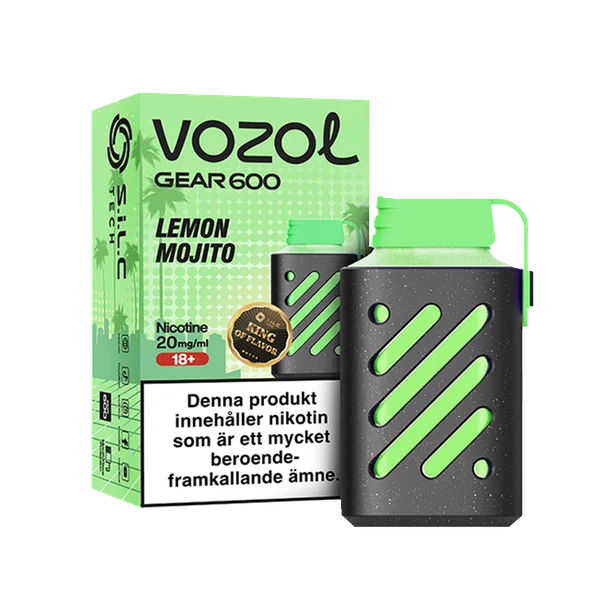 Vozol Gear 600 Lemon Mojito 20 mg