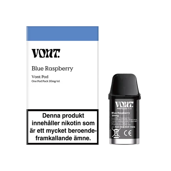 Vont Pod Blue Raspberry 1000 20mg