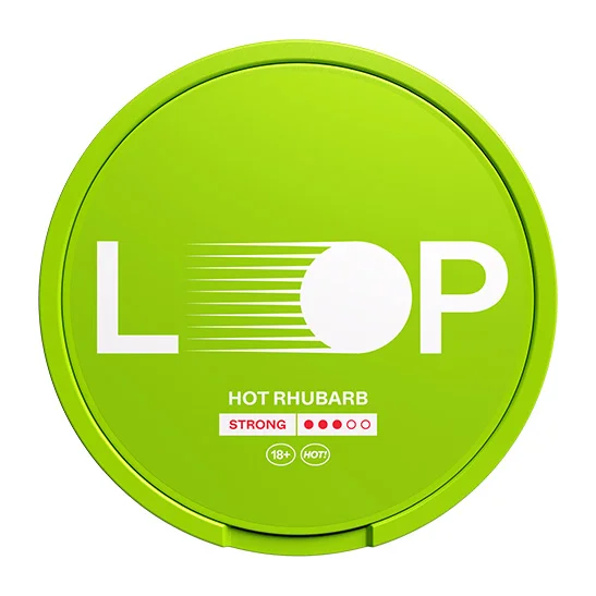 Loop Hot Rhubarb Strong (9,4mg) - 3 prickar