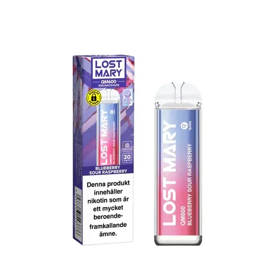 Lost Mary QM600 Blueberry Sour Raspberry 20mg