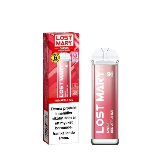 Lost Mary QM600 Red Apple Ice 20mg