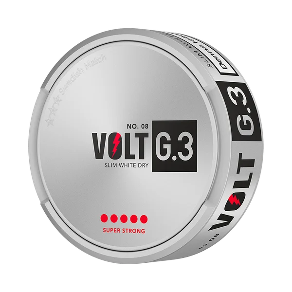 G.3 No.08 VOLT Slim White Dry Super Strong
