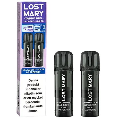 Lost Mary TAPPO PRO Pod x2 Blueberry Sour Raspberry