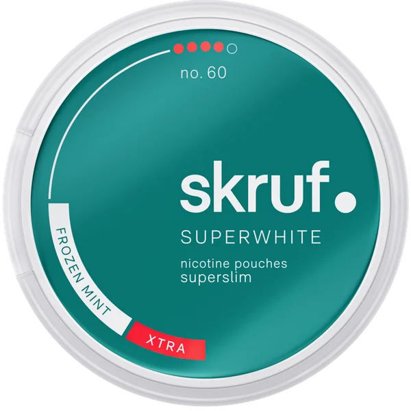 Skruf Superwhite Frozen Mint No.60