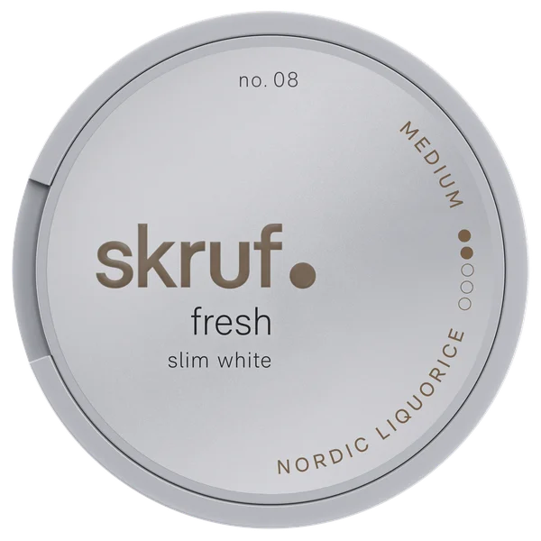 Skruf No.08 Slim Nordic White