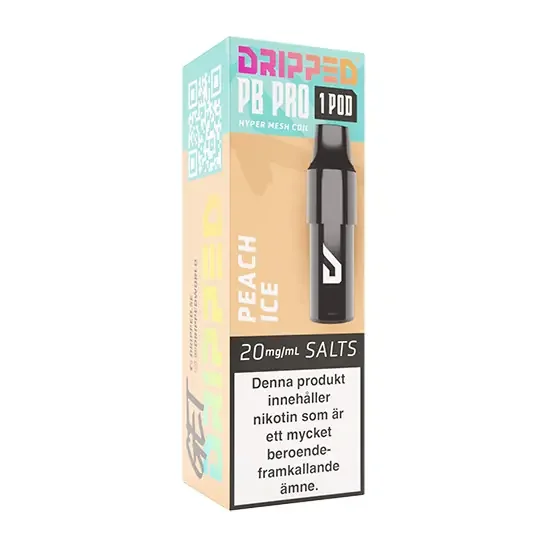 Dripped PB Pro Peach Ice Pod 20mg – 2 ml