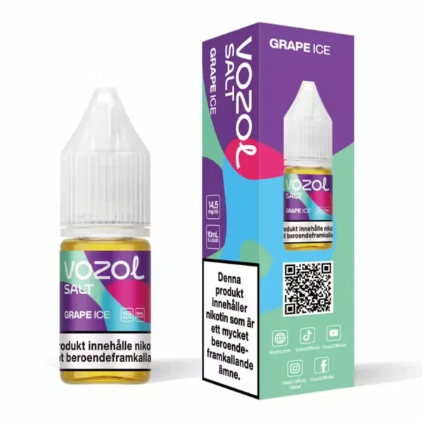 Vozol Salt Grape Ice 14,5 mg – 10 ml E-juice