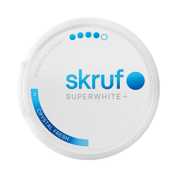 Skruf Superwhite Crystal Fresh Xtra Strong