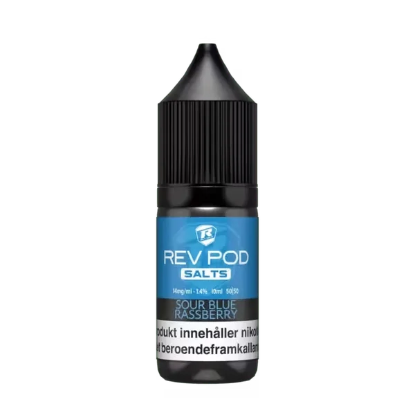 REV POD Salts Sour Blue Raspberry 14mg – 10ml E-juice