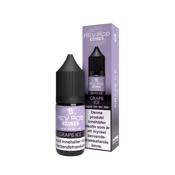 REV POD Salts Grape Ice 14mg – 10ml E-juice