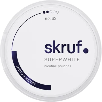 Skruf Superwhite no.62 Indigo Berry