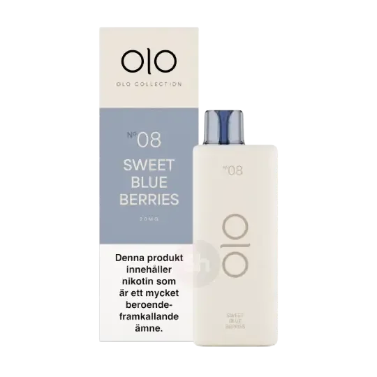 OLO No8 Sweet Blue Berries 20mg