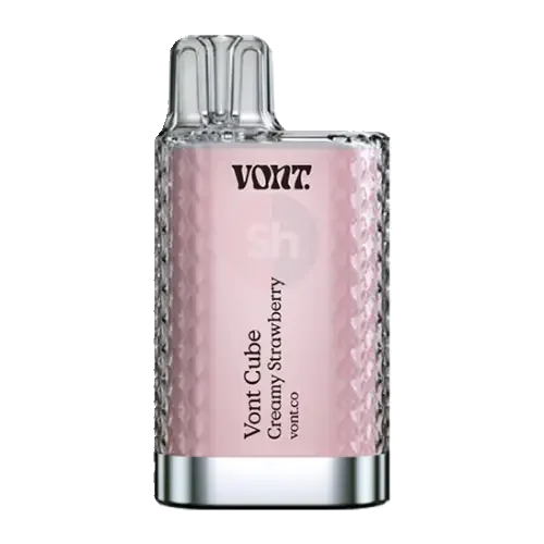 VONT Cube Vape – Creamy Strawberry 20mg