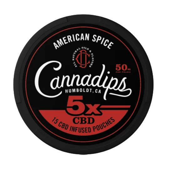 Cannadips Slim American Flavor X5 CBD (Datum)