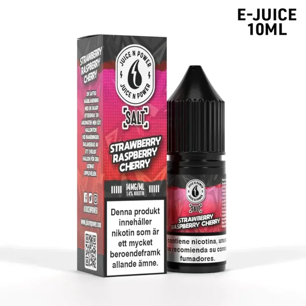 Juice N Power Strawberry Raspberry Cherry 14 mg