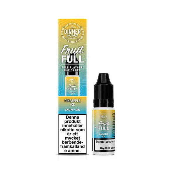 Dinner Lady Bar Salts 10ml - Pineapple Ice ejuice 14mg