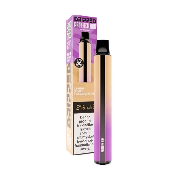 Dripped Panther Bar Lemon Peach Passionfruit