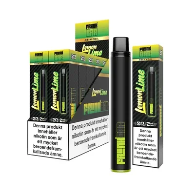 Frunk Bar Vape Citron & Lime - Lemon Lime 20mg - 10 pack