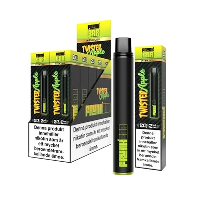 Frunk Bar Vape Äpple - Twisted Apple 20mg - 10 pack