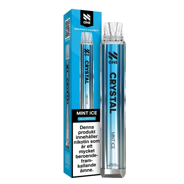 N One Crystal Vape - Mint Ice 20mg - 10 pack
